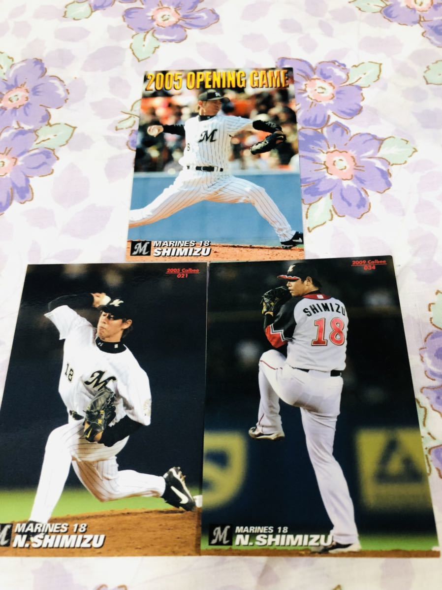 カルビープロ野球チップスカード セット売り 千葉ロッテマリーンズ 清水直行拍卖