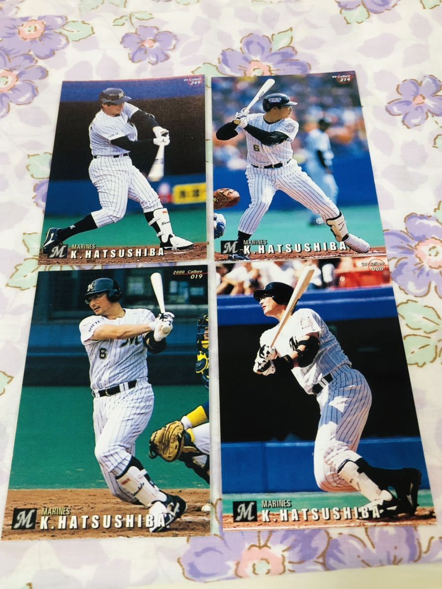 カルビープロ野球チップスカード セット売り 千葉ロッテマリーンズ 初芝清拍卖