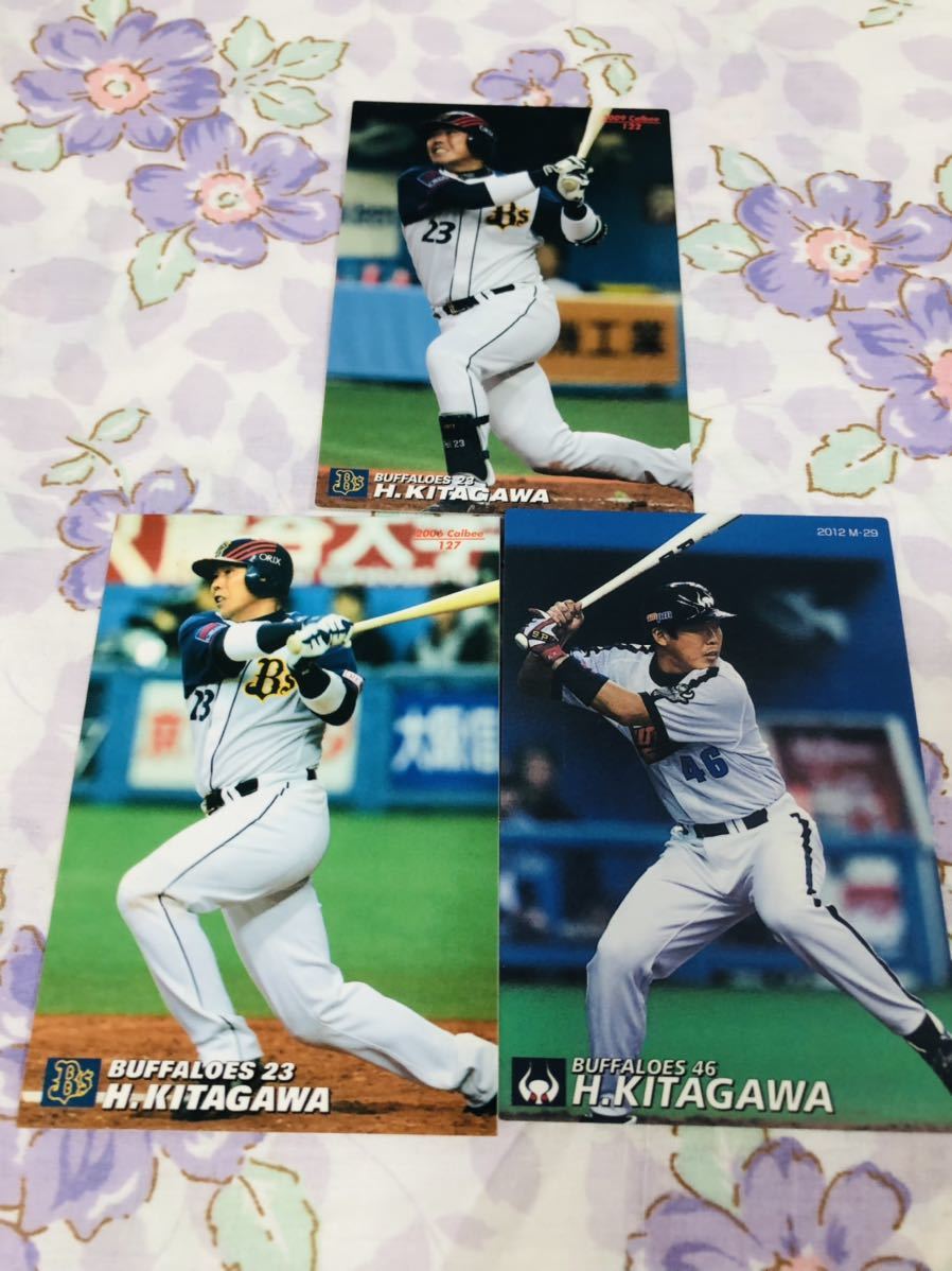 カルビープロ野球チップスカード セット売り オリックス・バファローズ 大阪近鉄バファローズ 北川博敏拍卖