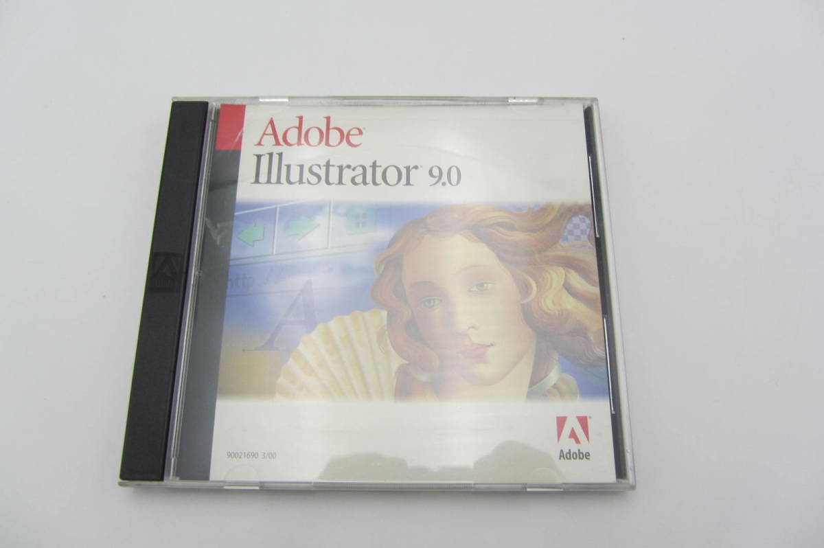 ●RS●Adobe illustrator イラストレーター 9.0 for macintosh キー付き 中古ソフト AI 9 MAC拍卖