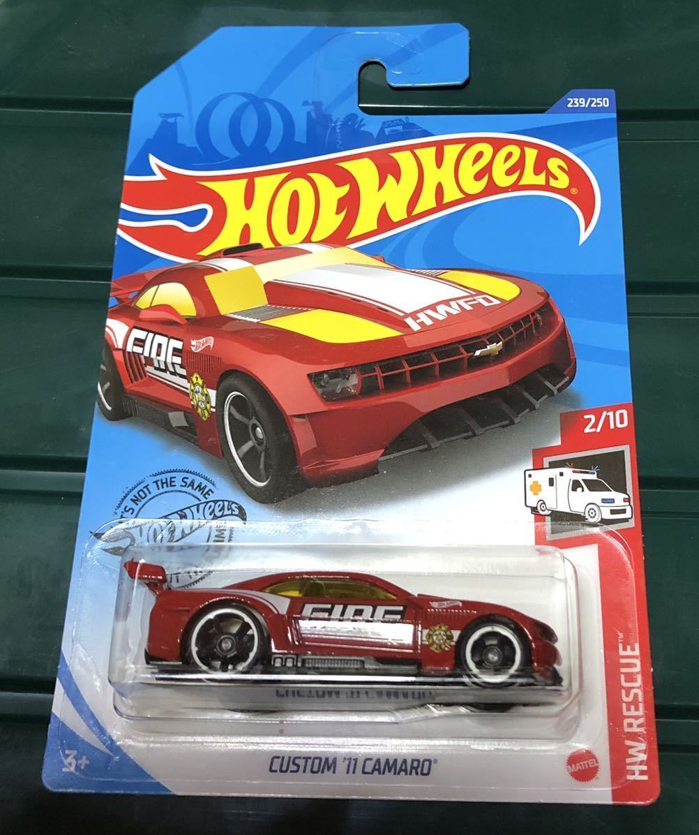 激レア・Hot Wheels custom 11 カマロ レッド デカール ウイング シボレー拍卖