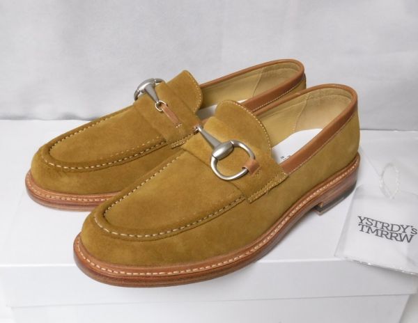 YSTRDY's TMRRW BIG HORSE BIT SHOES LEATHER SOLE ビッグ ホース ビット ローファー シューズ 7 (25.5)拍卖