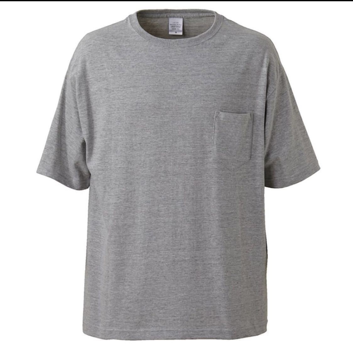 ヘビーウェイト ビッグシルエット 胸ポケットTシャツ 5.6オンス拍卖