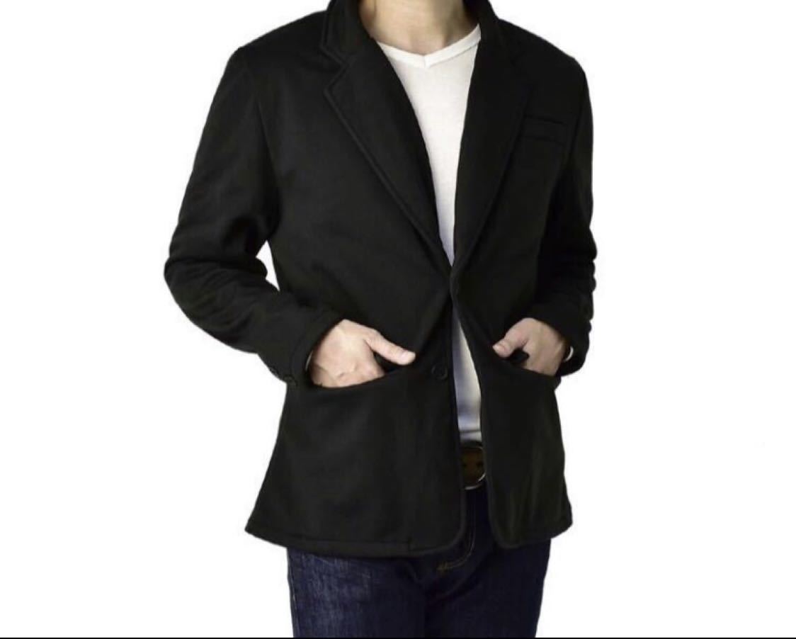 極暖3層ボンディング ストレッチ テーラードジャケット ブラック拍卖