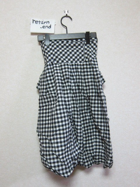 Jane Marple スカート M ギンガムチェック #S-409 ジェーンマープル拍卖