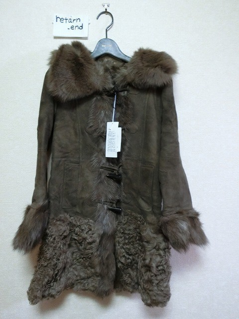 Grace Class ヘムファームートンコート 2-36 ブラウン 定価190000円 #22364071-3 グレースクラス拍卖