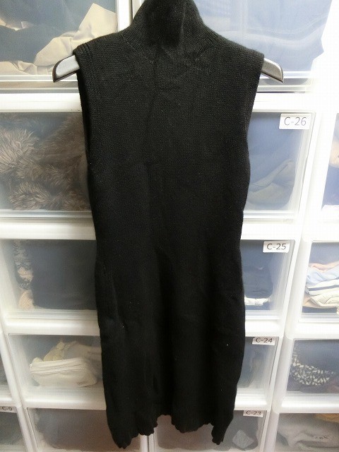 FOXEY BOUTIQUE ハイネック ノースリーブ ワンピース 38 ブラック #22774-AATAI01 フォクシー ブティック拍卖