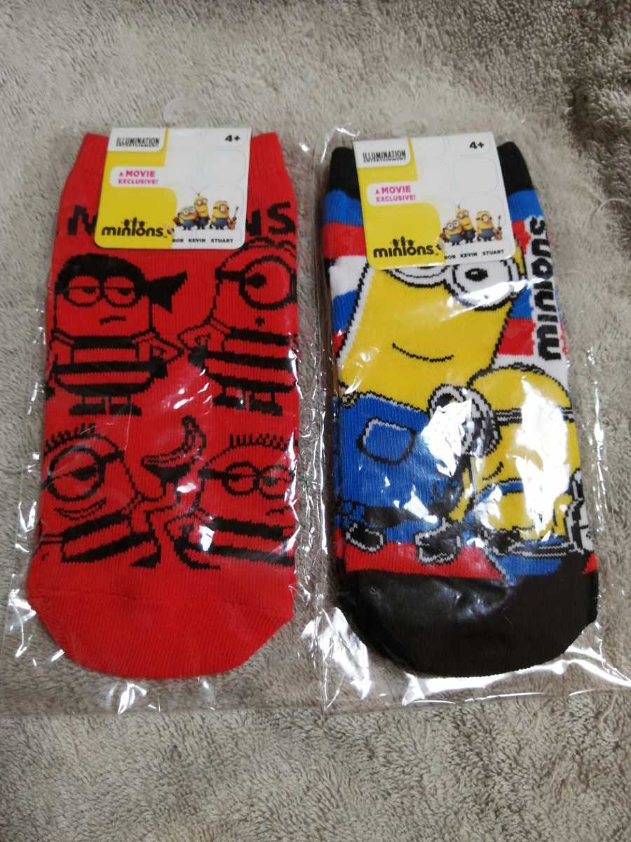 ミニオンズ 靴下 ショートソックス拍卖