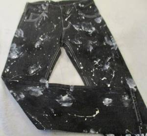 【19年秋冬】WASK 子供 キッズ ペンキ飛ばしジーンズ ブラック 150cm (04-8159)拍卖