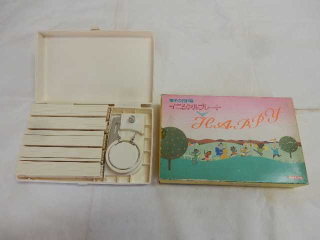 リッカー RICCAR 電子のお針箱【 イニシアルプレート HAPPY 】中古 ミシン拍卖