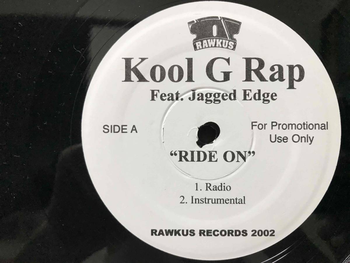 10枚落札で送料無料 // Kool G Rap feat. Jagged Edge Ride On / RAWKUS拍卖