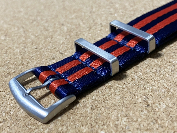 ラグ幅20mm 高品質 NATOベルト ストラップ ネイビー レッド 腕時計ベルト 時計用バンド 拍卖