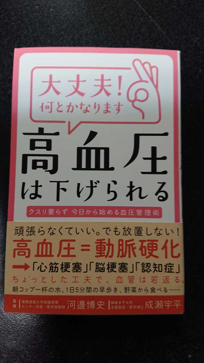 大丈夫!何とかなります 高血圧は下げられる☆河邊博史/成瀬宇平★送料無料拍卖