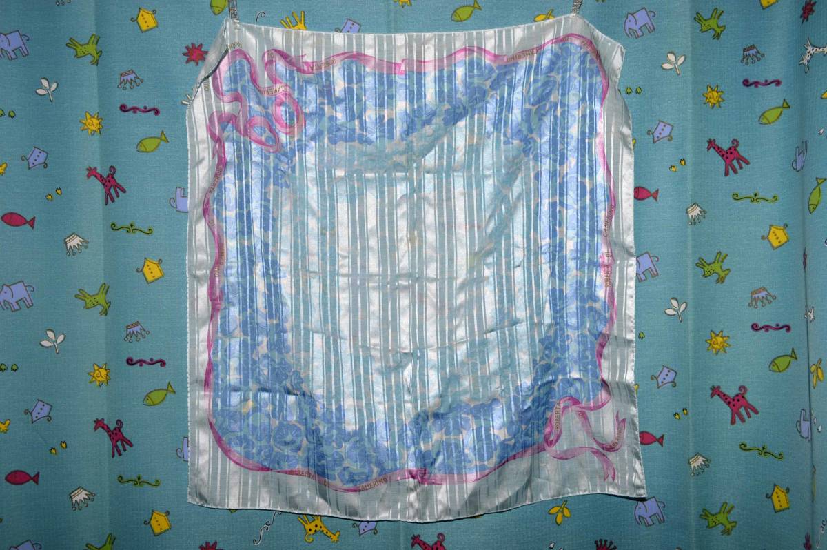 ROBELTA DI CAMERINO ロベルタ ディ カメリーノ・スカーフ・ハンカチ サイズ:56㎝X56㎝(未使用品)拍卖