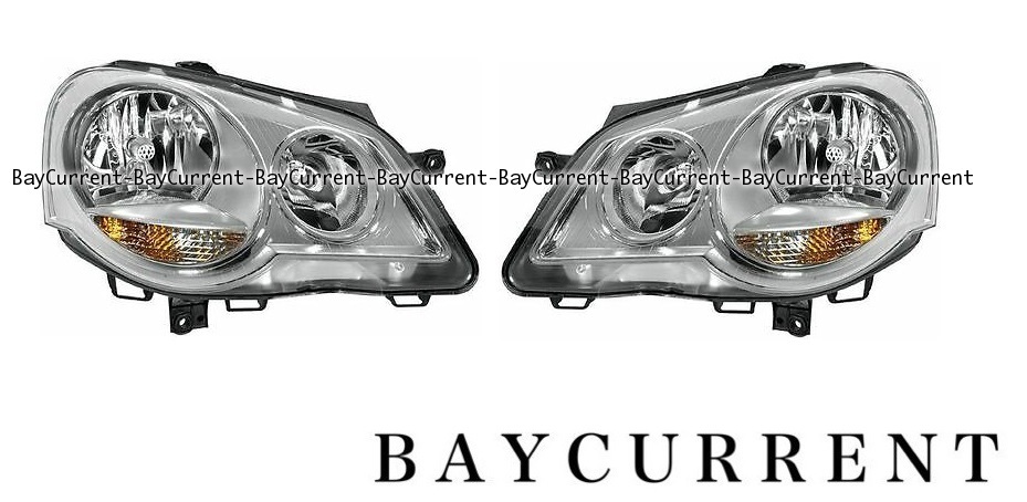 【正規純正品】 VW POLO ポロ ハロゲン ヘッドライト 左右 SET ハロゲン ヘッドランプ ライト 6Q2941008N 6Q2941007N拍卖