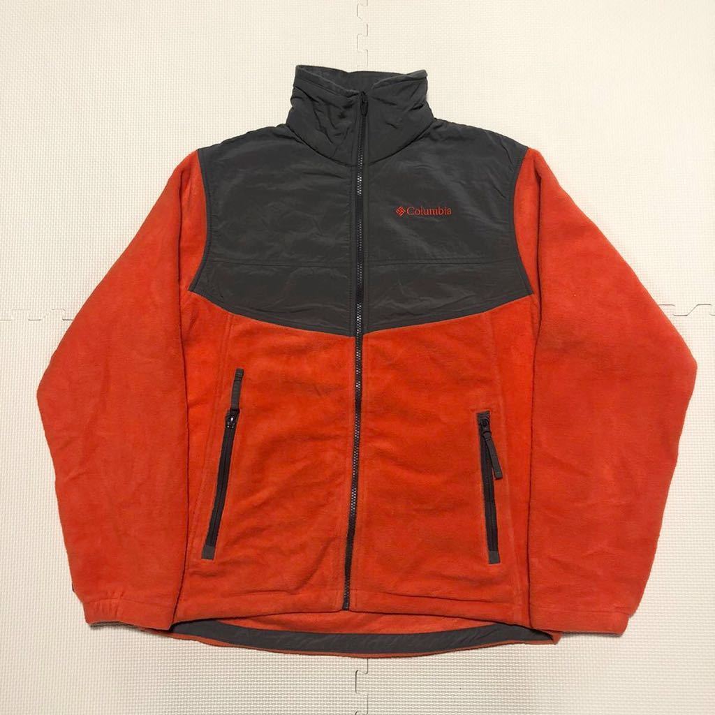 ★ Columbia コロンビア フリースジャケット S オレンジ拍卖