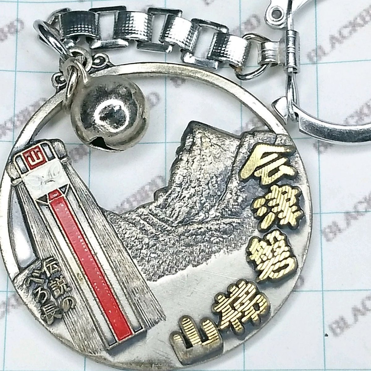 送料無料)昭和レトロ ご当地 観光地 キーホルダー 福島県 会津磐梯山 A03822拍卖