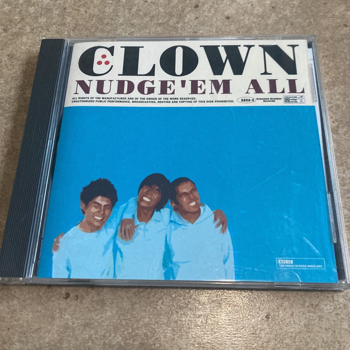 【オススメ!!】CLOWN、NUDGE'EM ALL、CD、インディロック、ギターポップ、KOGA拍卖
