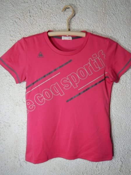 to3583 le coq sportif ルコック スポルティフ レディース 半袖 tシャツ ロゴ デザイン スポーツ 人気 送料格安拍卖