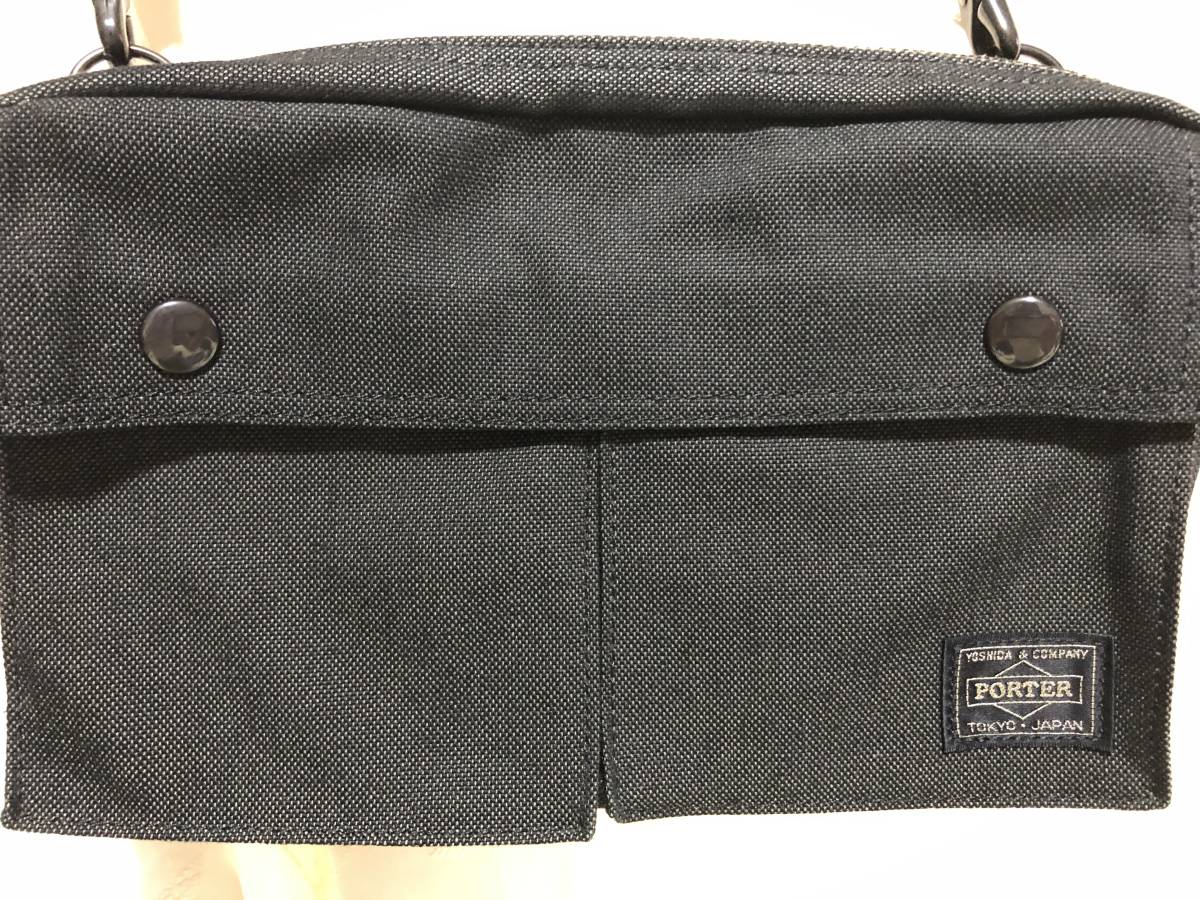 porter ポーター 吉田 鞄 ヨシダ ショルダー バッグ ブラック デニム かばん拍卖