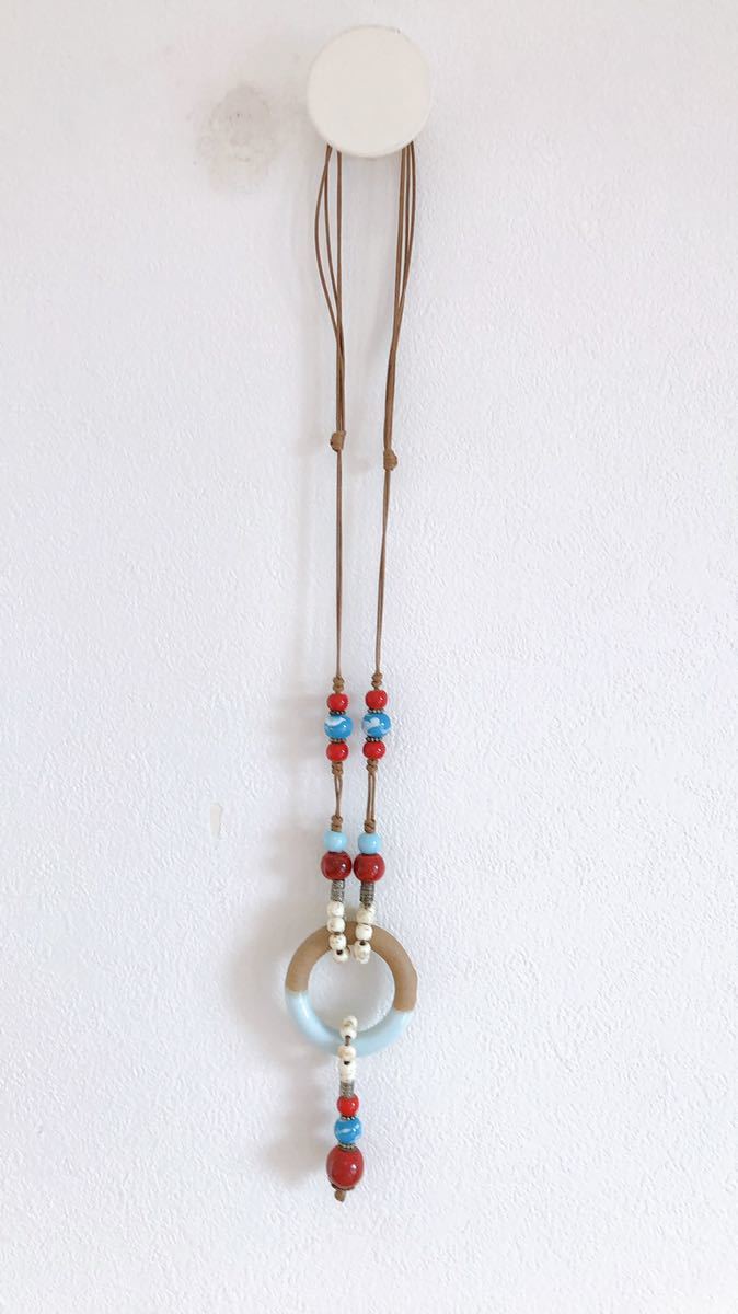 未使用 エスニック ストーンネックレス(袋付き)拍卖