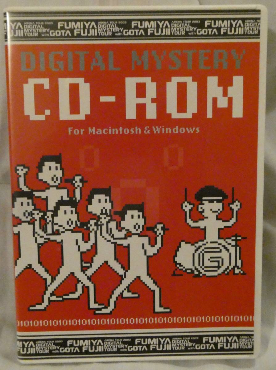藤井フミヤ DEGITAL MYSTERY TOUR with GOTA グッズ DEGITAL MYSTERY CD-ROM ツアーグッズ 拍卖