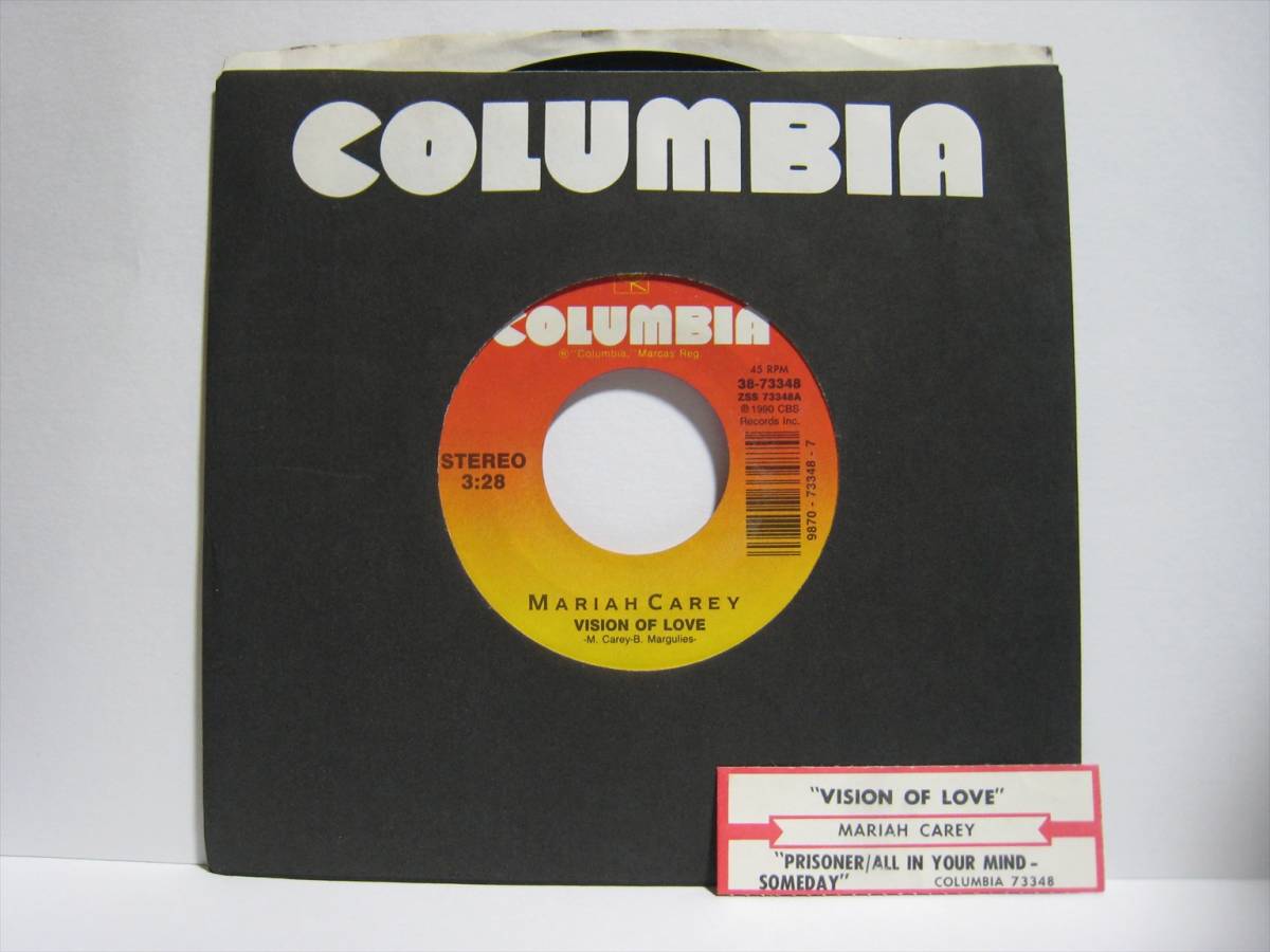 【7”】 MARIAH CAREY / VISION OF LOVE US盤 マライア・キャリー ヴィジョン・オブ・ラヴ 拍卖