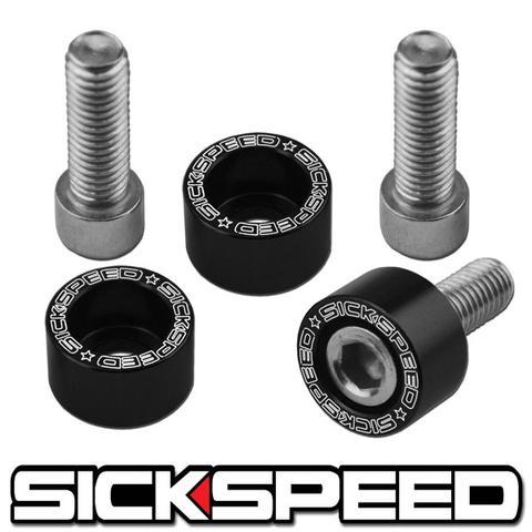 SICKSPEED カップワッシャーKit ブラック 3個1セット 黒 USDM JDM ホンダ 本田 デスビ ディストリビューター ボルト シックスピード拍卖