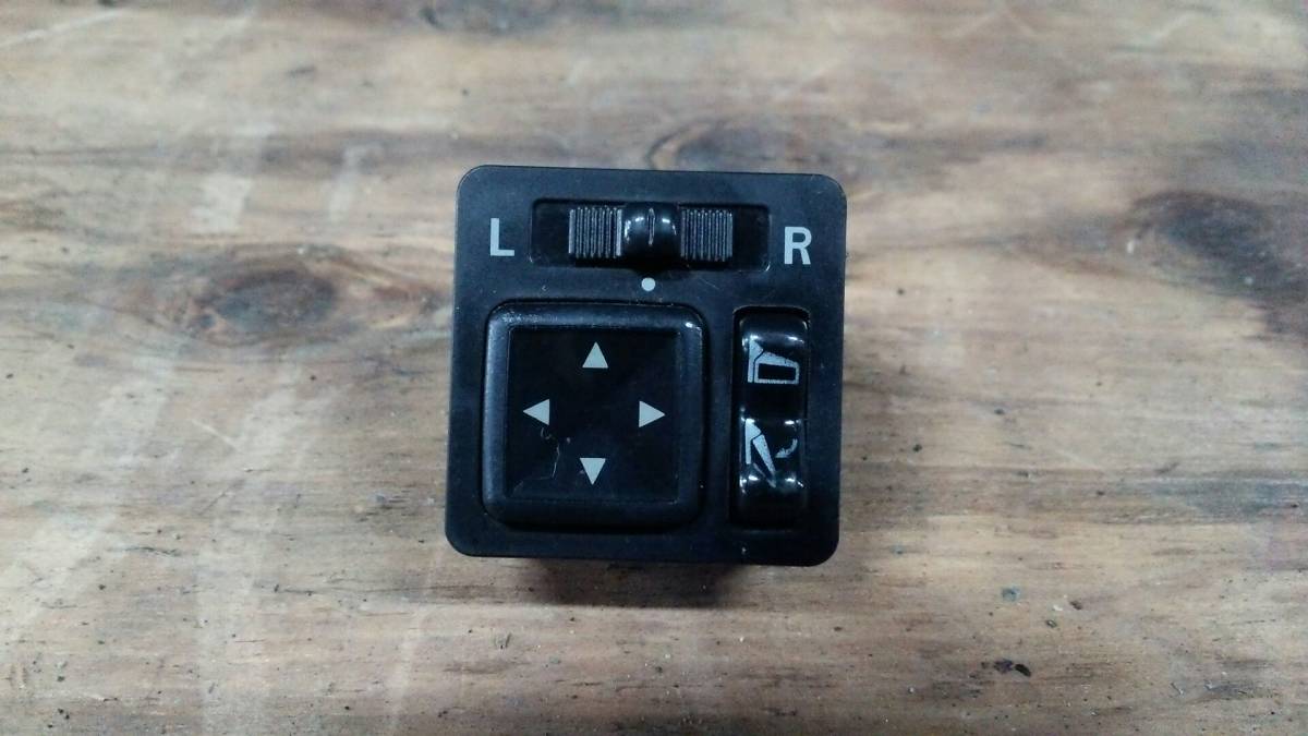 三菱 トッポBJ H42A 純正ミラースイッチ ドアミラー 電動格納 調整 S/W 【H47A/H42V/H47V ミツビシ TOPPO拍卖