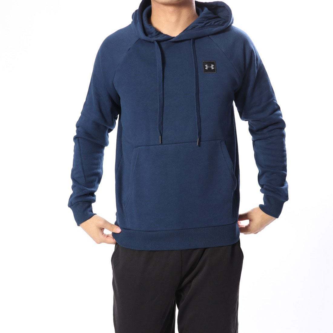 【送料無料】 【新品】 アンダーアーマー Mサイズ スウェット ジャージ パーカー フーディー 紺色【定価6600円】1320736 福袋解体拍卖