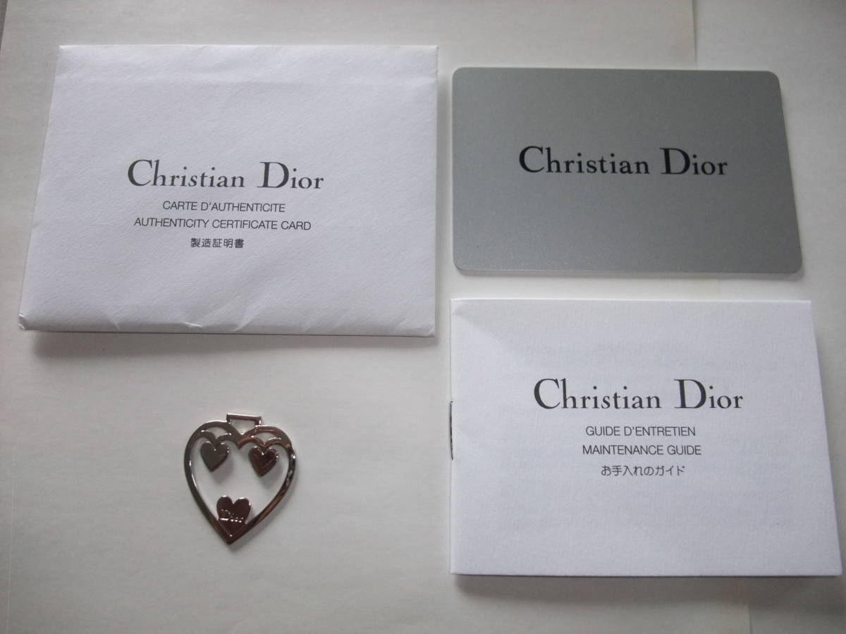 クリスチャン・ディオール ハートペンダントトップ 未使用品拍卖