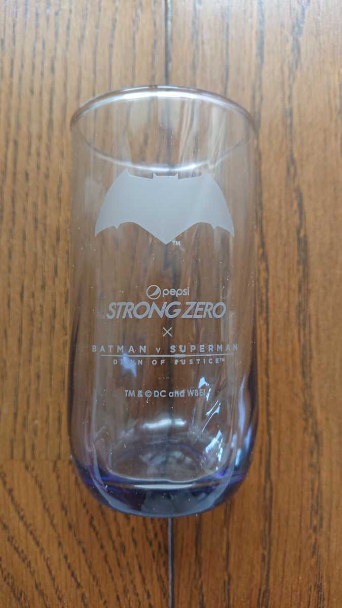 ★非売品 新品 BATMAN v SUPERMAN × pepsi STRONG グラスコレクション バットマン スーパーマン ペプシストロング ① コップ グラス 拍卖