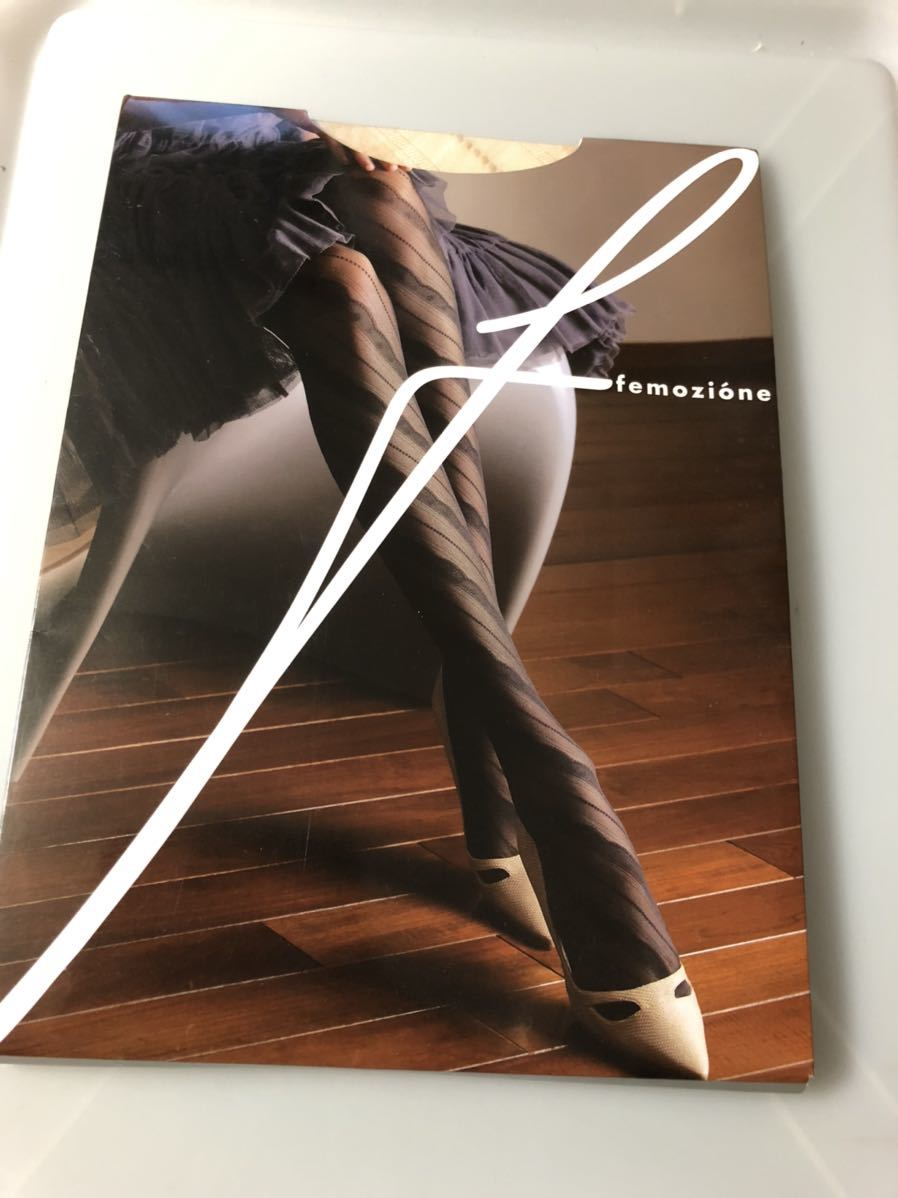 福助婦人 femozione パンティストッキング レティセラ パフベージュ fukuske panty stocking 柄 デザイン拍卖