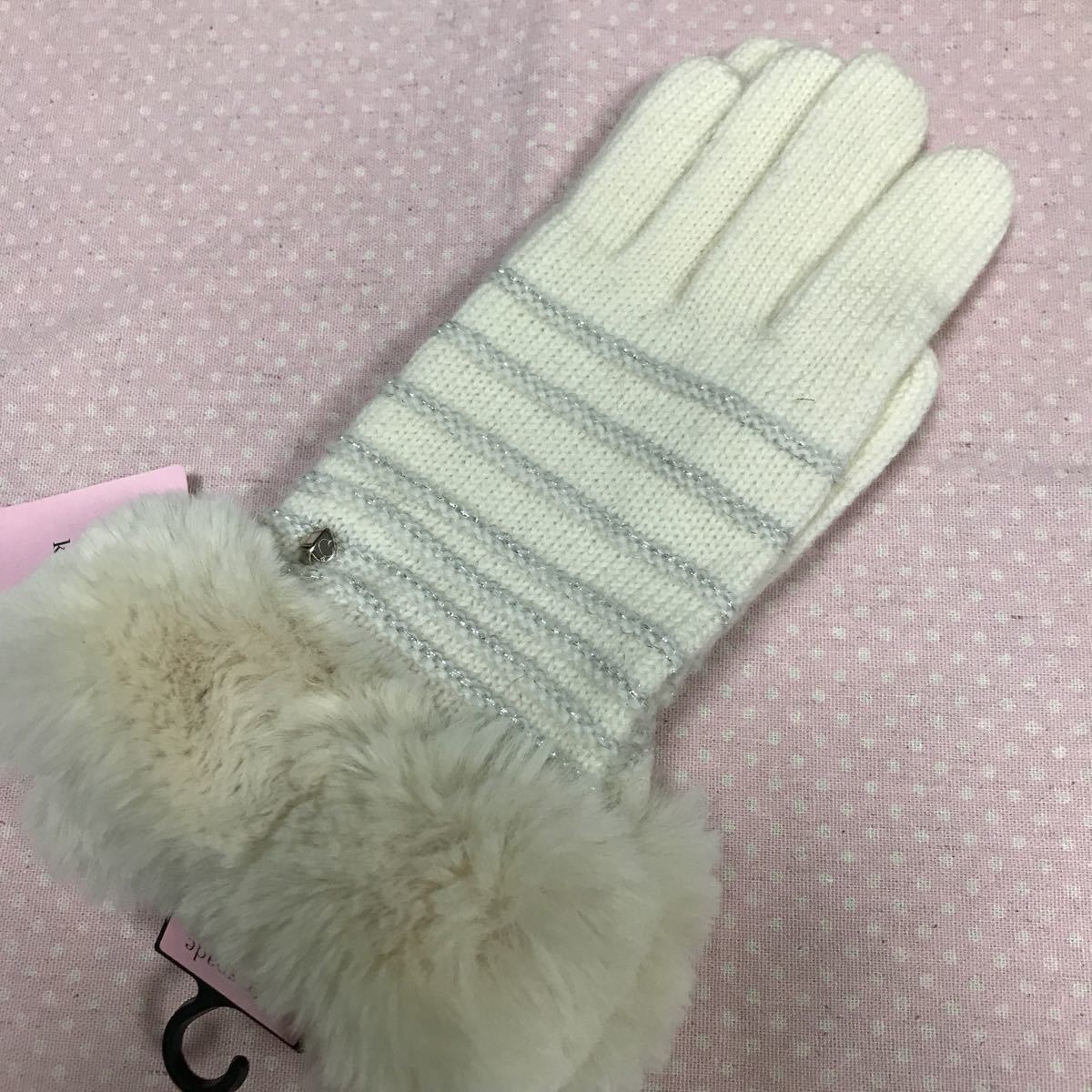 ケイトスペード 手袋 ニット拍卖