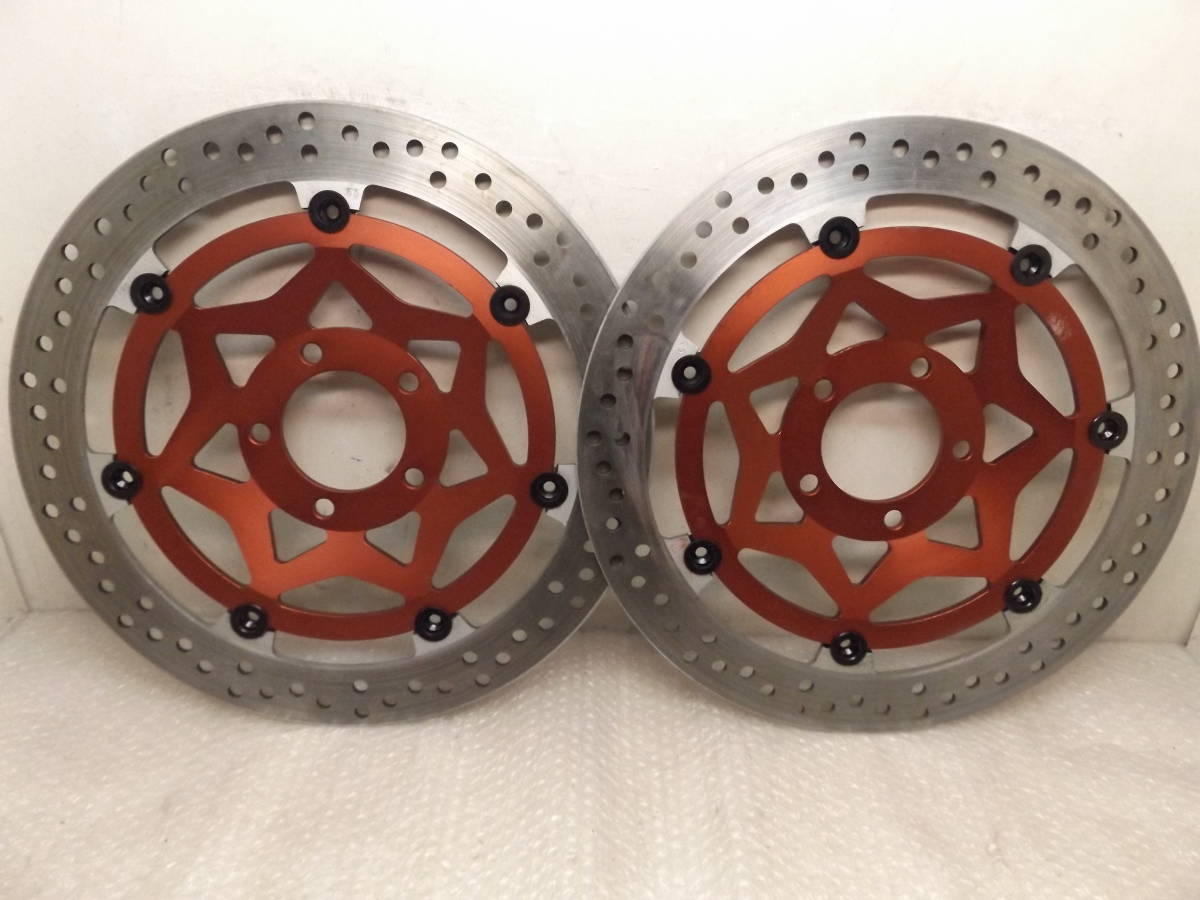 赤い アドバンテージ GSF1200 バンディット1200 GS1200SS 320㎜ローター サポート追加対応可 検 イナズマ1200 サンスター ブレンボ ブレー拍卖