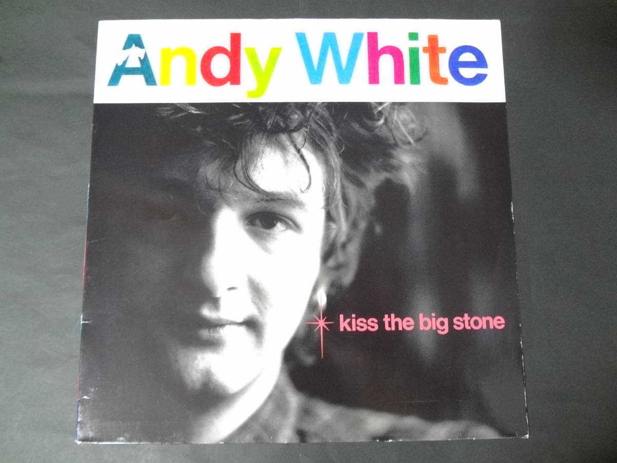 ANDY WHITE/kiss the big stone '88 EU DECCA orig LP レコード ssw folk pop フォーク アンディ・ホワイト ALT hothouse flowers mundy拍卖