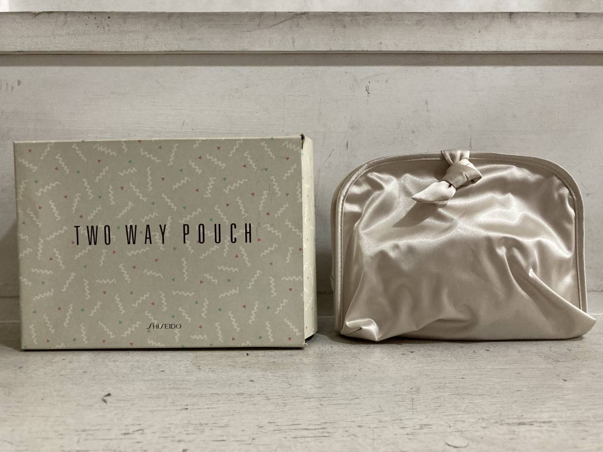 SHISEIDO 花椿会 資生堂ツーウエーパウチ 未使用 TWO WAY POUCH 資生堂 2WAY ポーチ 非売品拍卖