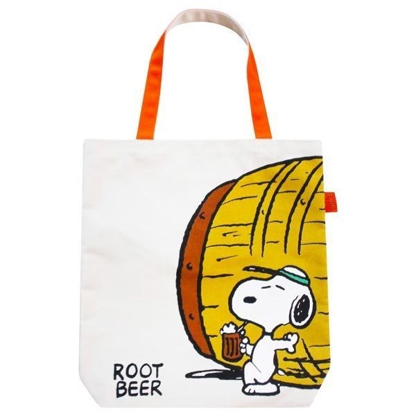 【スヌーピー(SNOOPY)】A4サイズトートバッグ《ビールと樽》拍卖