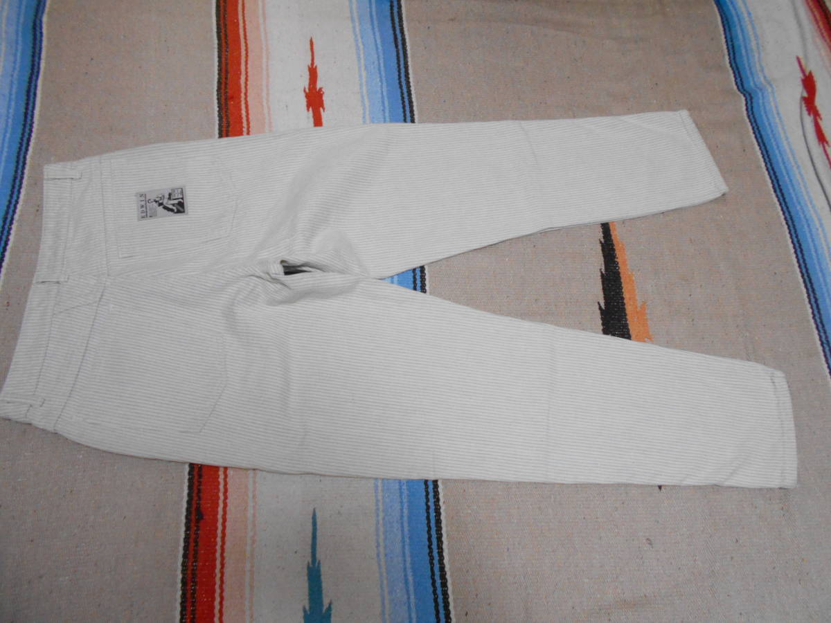 1980年代製 EDWIN エドウィン スリム ストライプ ビンテージ ジーンズ ディスコ ローラースケート 昭和レトロ 平成アイドル原宿VINTAGE拍卖