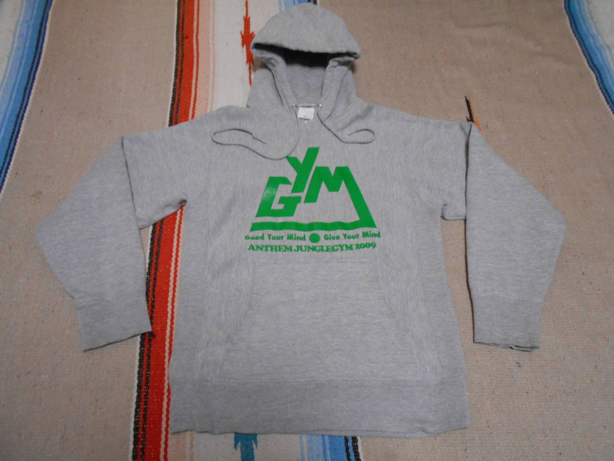2009年製 JUNGLEGYM REVERSEWEAVE リバースウィーブ スウェット パーカーGOOD YOUR MIND GIVE YOUR MIND ANTHEM UNITED ATHLE CHAMPION拍卖