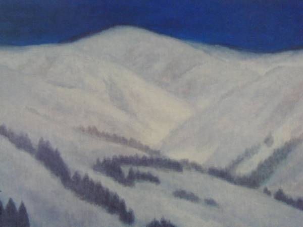 東山魁夷、青の世界、月明、高額画一部、版上印入り,額付 送料無料、ami5拍卖