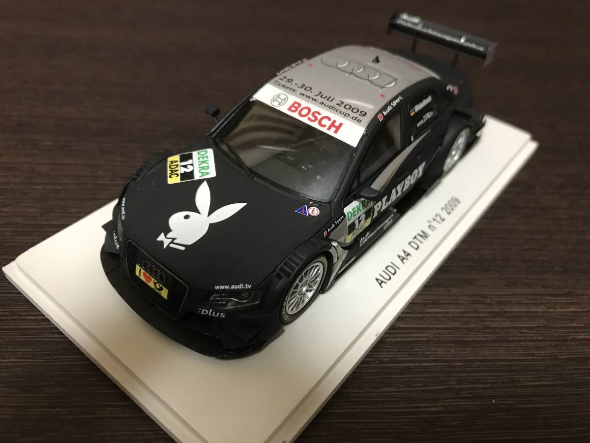 1/43 Spark 【PLAYBOY】 AUDI A4 DTM 2008 #12 M.ヴィンケルホック 2009拍卖