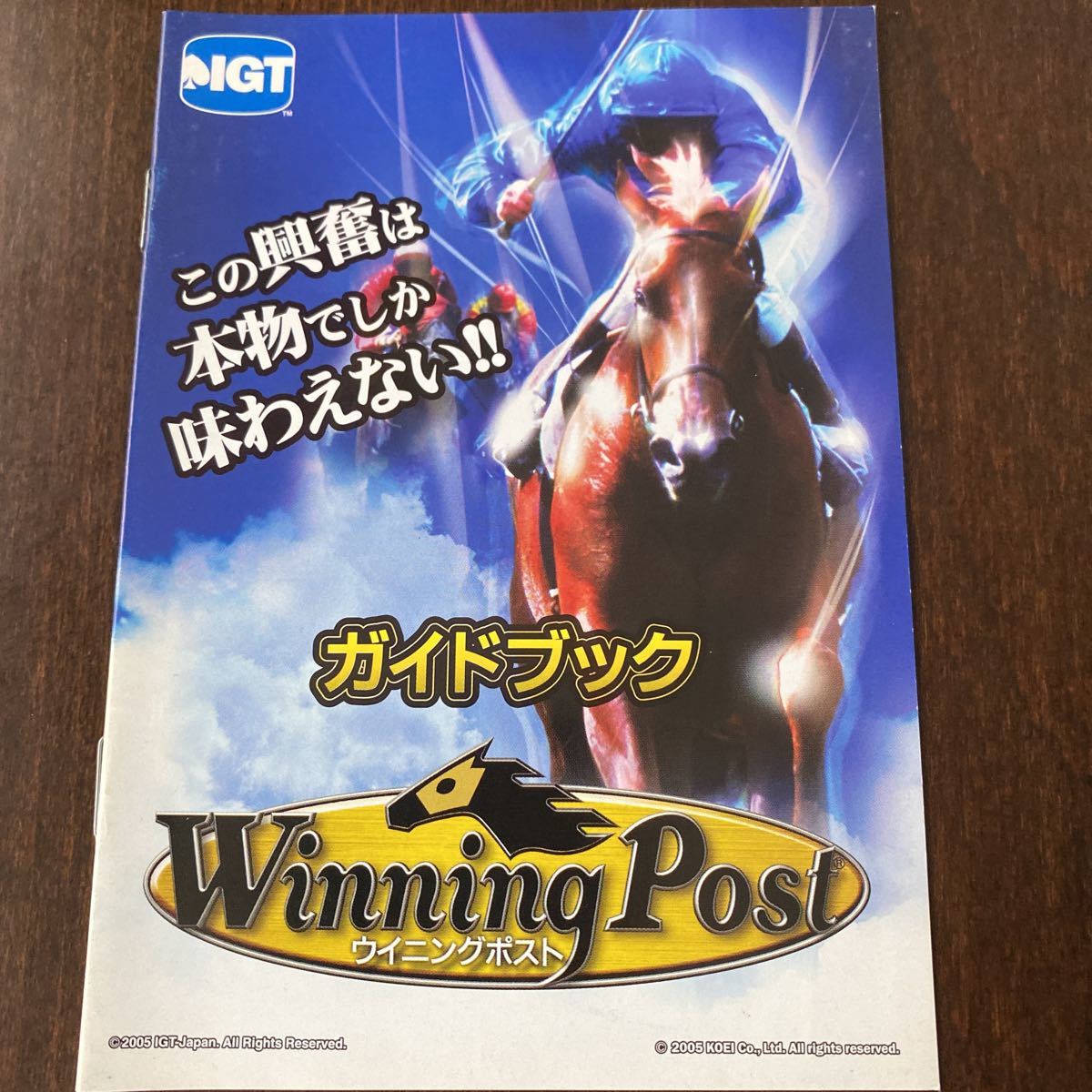 パチスロ小冊子 ウイニングポスト拍卖