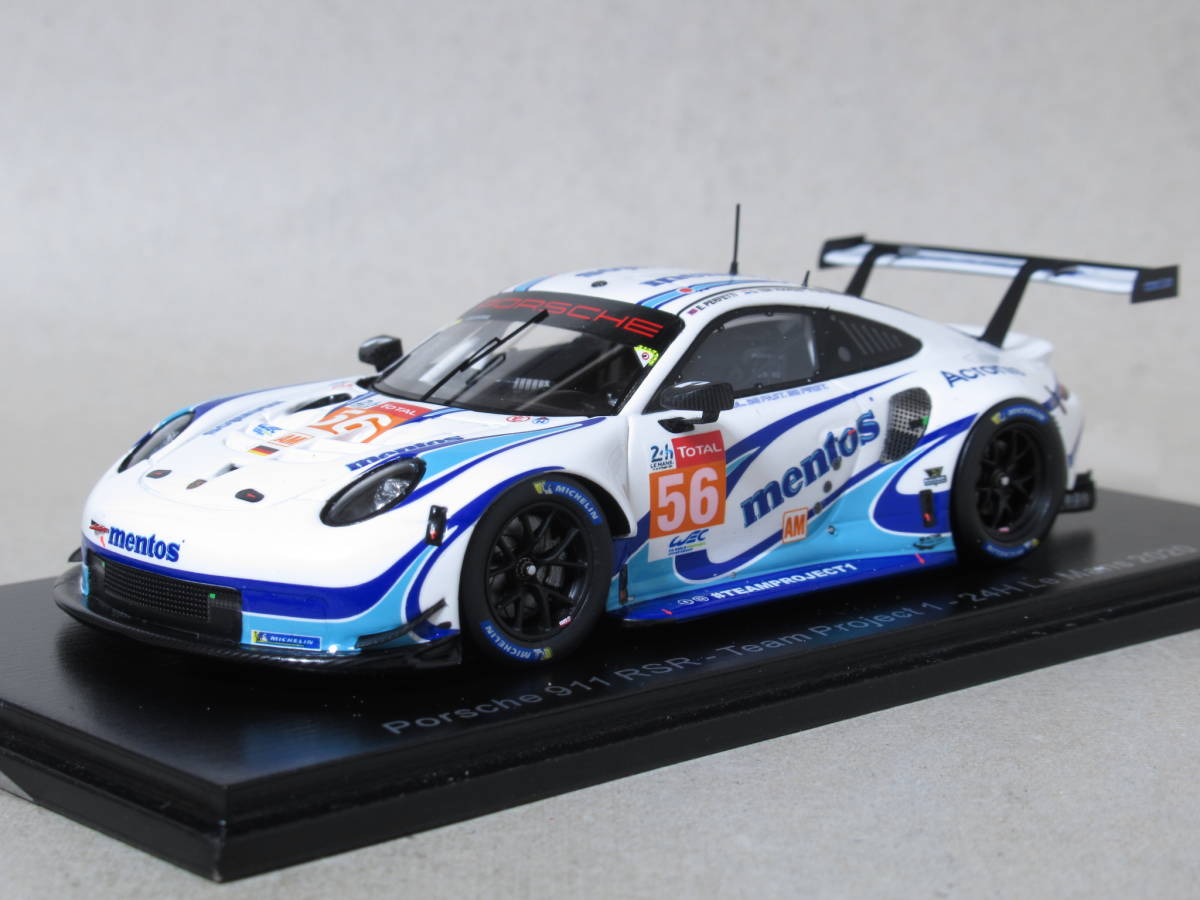 1/43 ポルシェ 911 RSR メントス チームプロジェクト1 #56 ルマン 2020拍卖