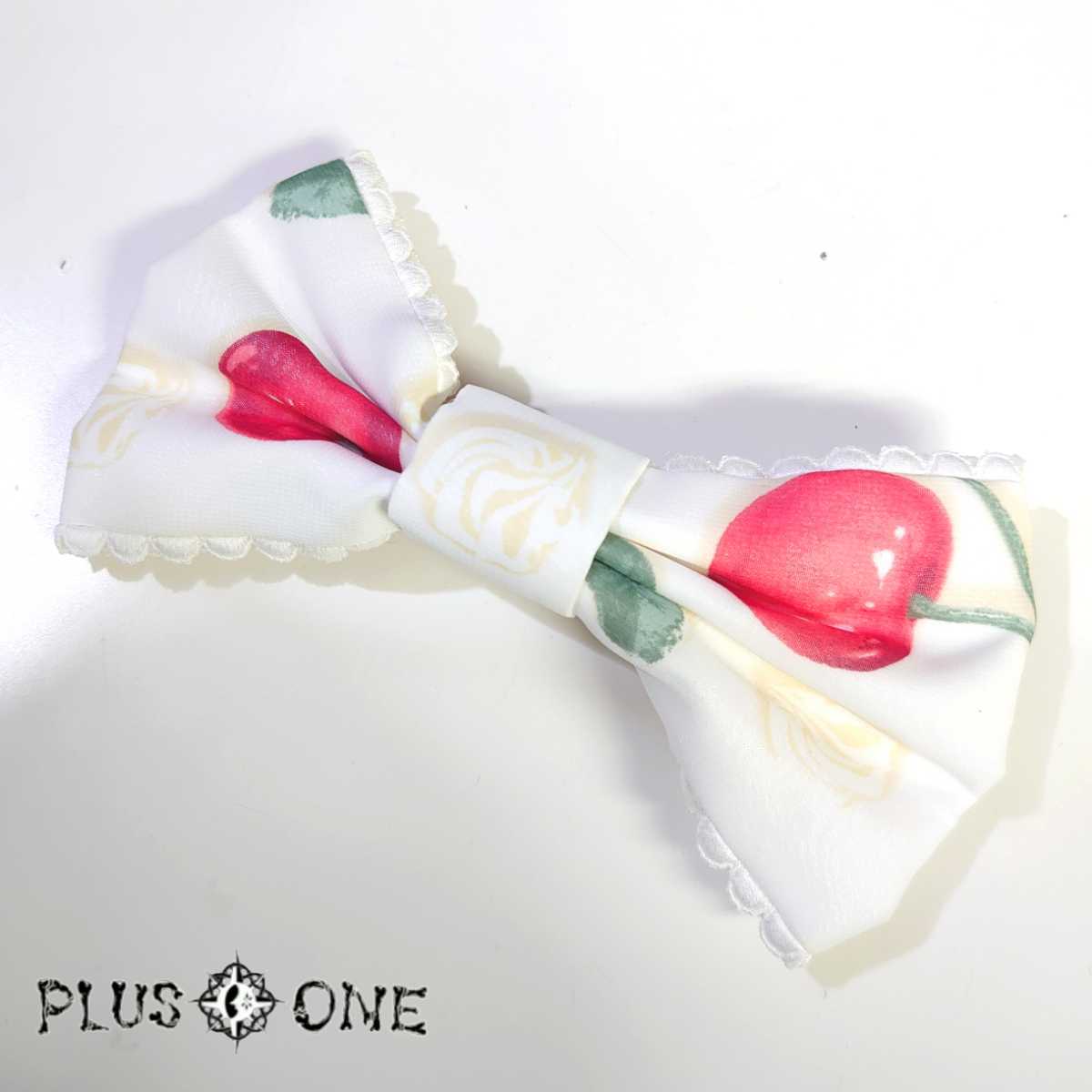 【Angelic Pretty】Creamy Cherry バレッタ シロ/ アンジェリックプリティ拍卖