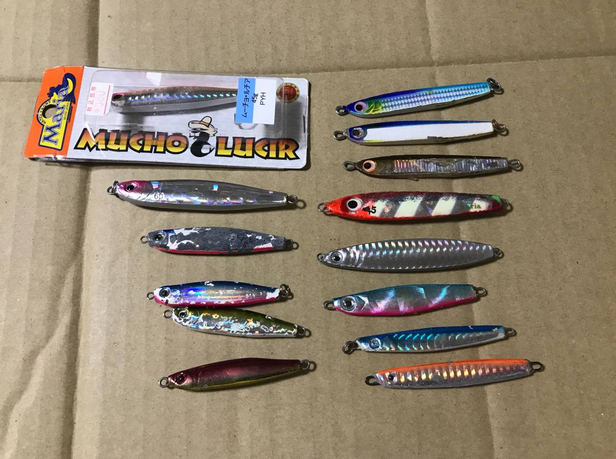 中古キズあり マリア ムーチョルチア シーフラワー ショアトリッカー ダイソージグ 14個セット ライトショアジギ 拍卖