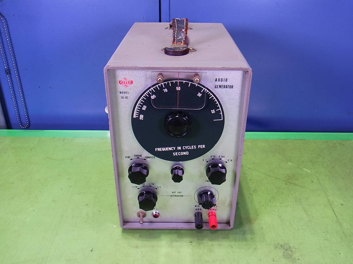 ■■【即決】GALLOP AUDIO GENERATOR TA-82 動作未確認のためジャンク品扱いでの出品です!拍卖