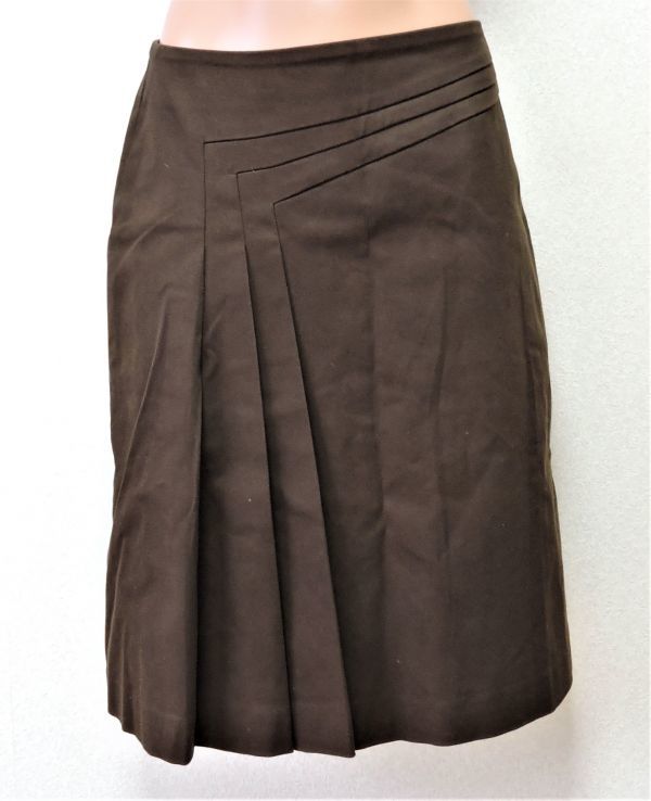 ☆TRANS CONTINENTS トランスコンチネンツ 部分プリーツスカート 3拍卖