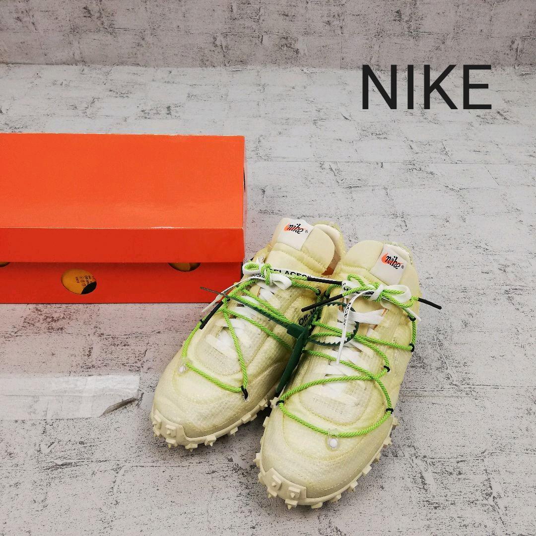 NIKE ナイキ ×OFF WHITE WAFFLE RACER オフホワイト W5747拍卖
