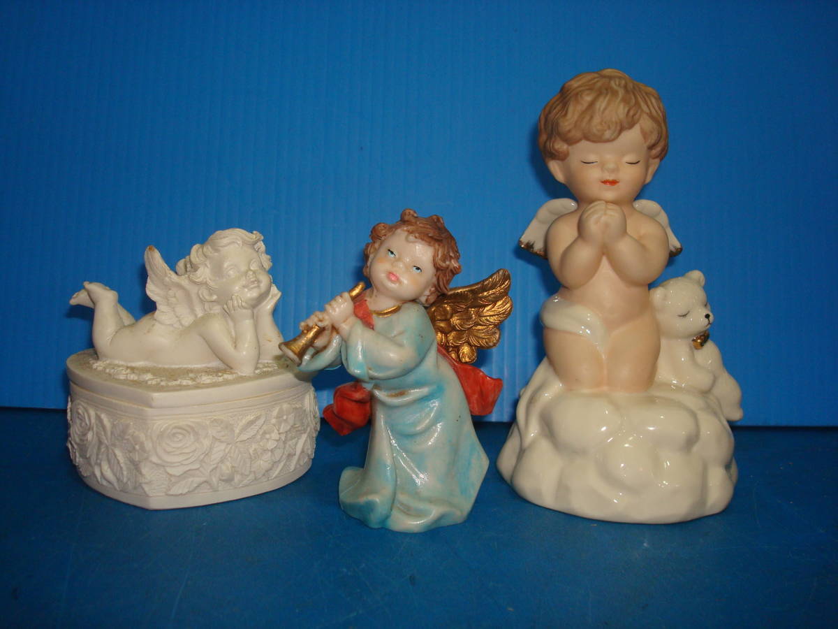 天使ドール2点+天使のジュエリーBOX 3点セット ENJ3拍卖